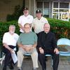 Charlie Bearce, Robin Temple, Father Lonnegin ( foreground ) 
 (rear) Dan Imrie, & Jim Brown